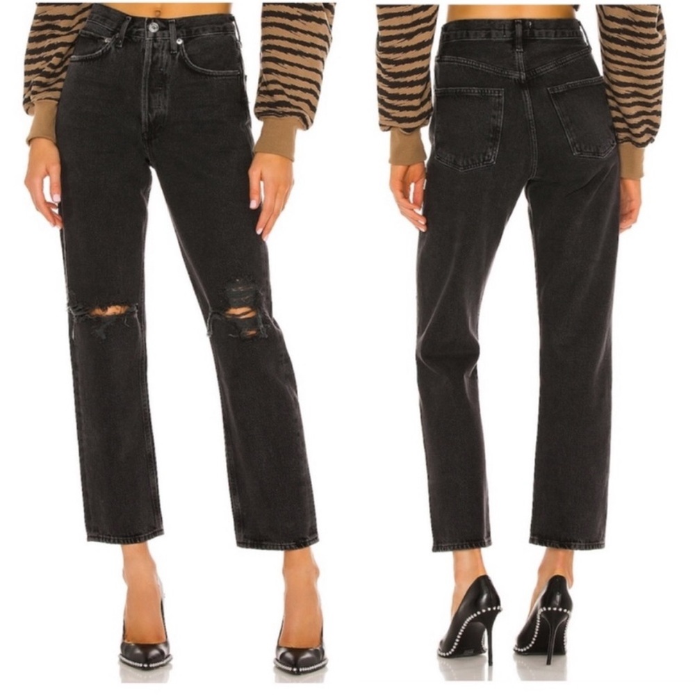 AGOLDE 90’s Mid Rise Loose Fit color Smokestack